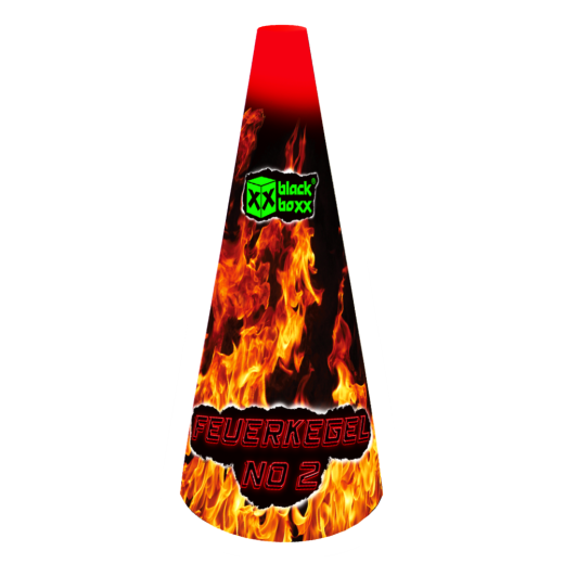 Feuerkegel No.2, Rot