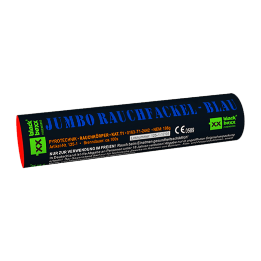 Jumbo Rauchfackel, Blau