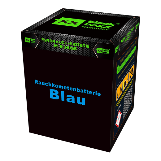 Rauchkometen Batterie, Blau