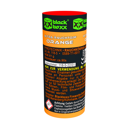 Ultra Rauchtopf Orange
