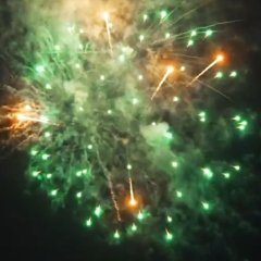 Green Peony with Orange Coco Pistil 3&quote;