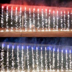 Wasserfall, Rot zu Blau